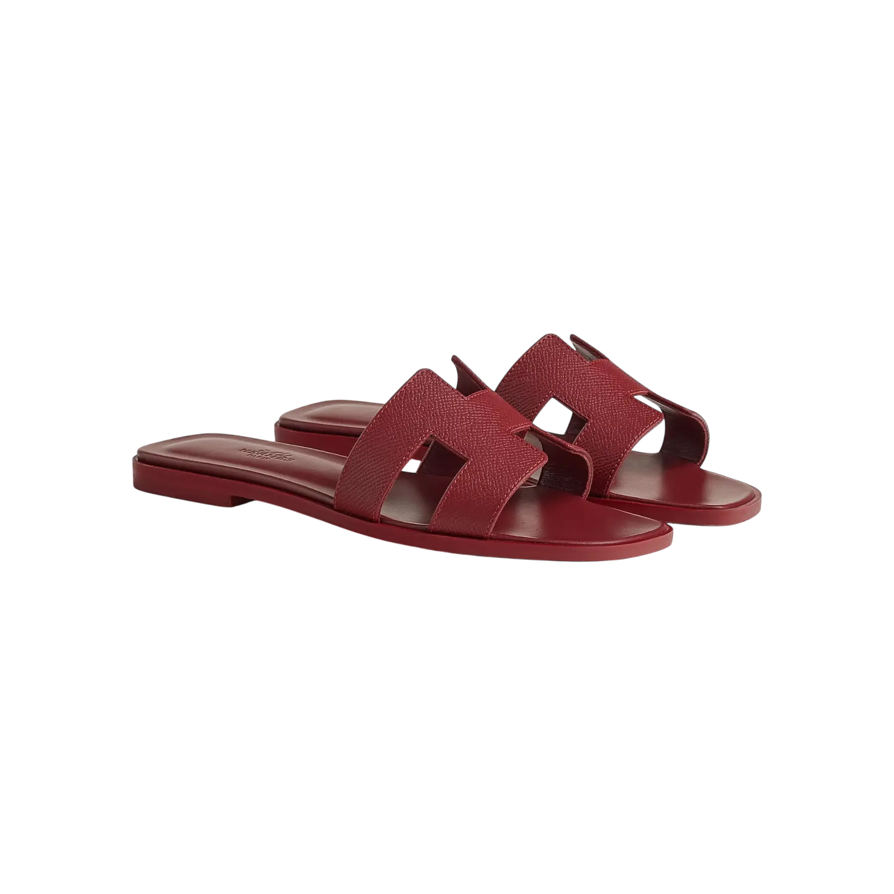 Hermes Oran Sandal Rouge H Chrome Dubai