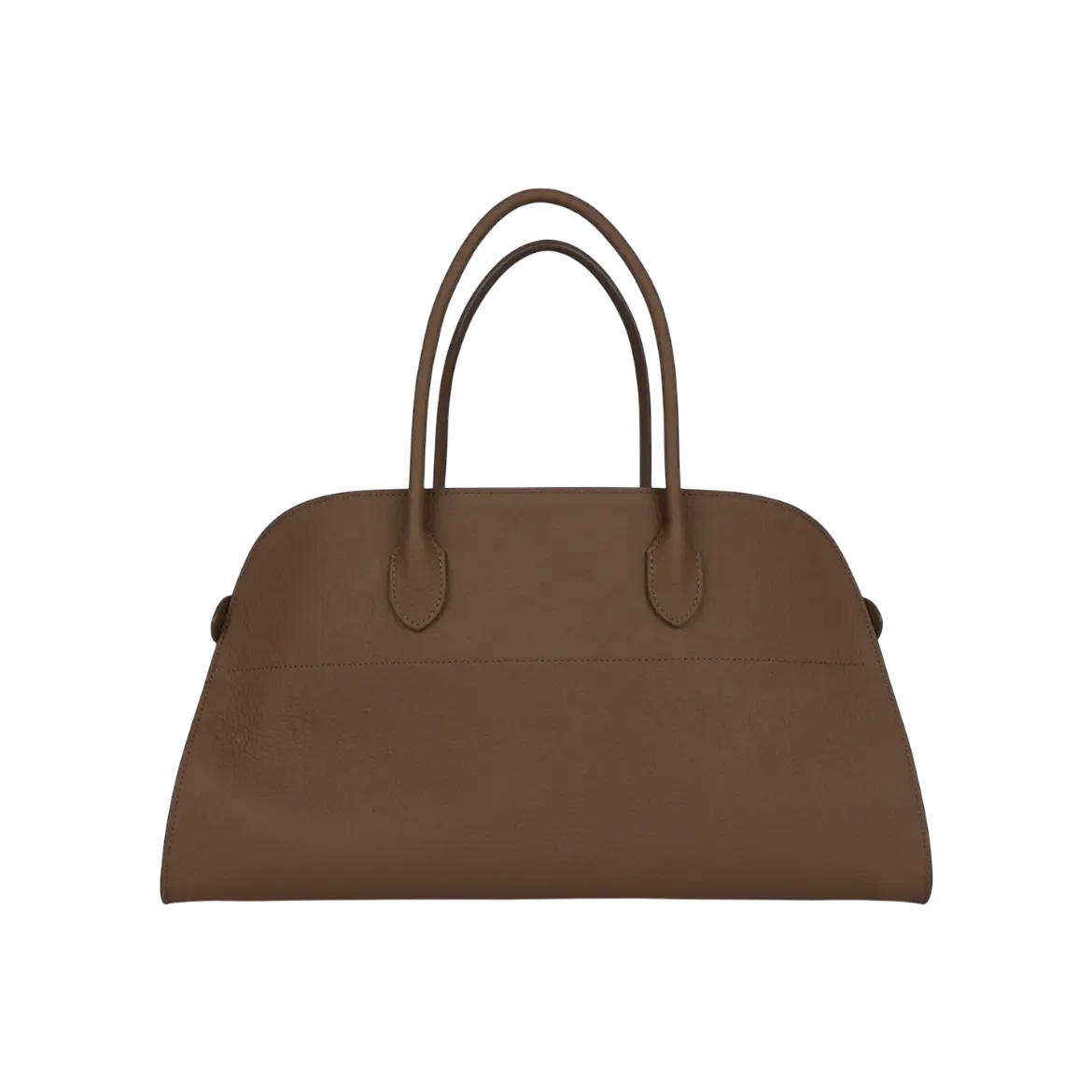 The Row East West Margaux Bag Chevre Calfskin Silver Hardware Chrome Dubai