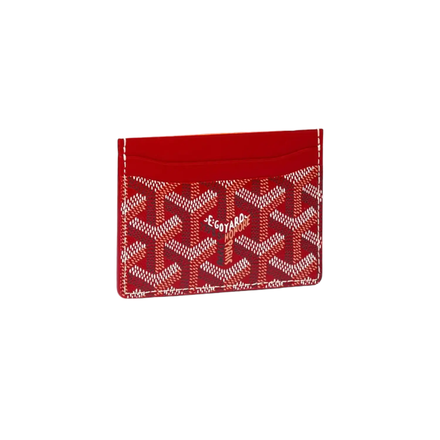Goyard Saint Sulpice Card Holder Red Chrome Dubai
