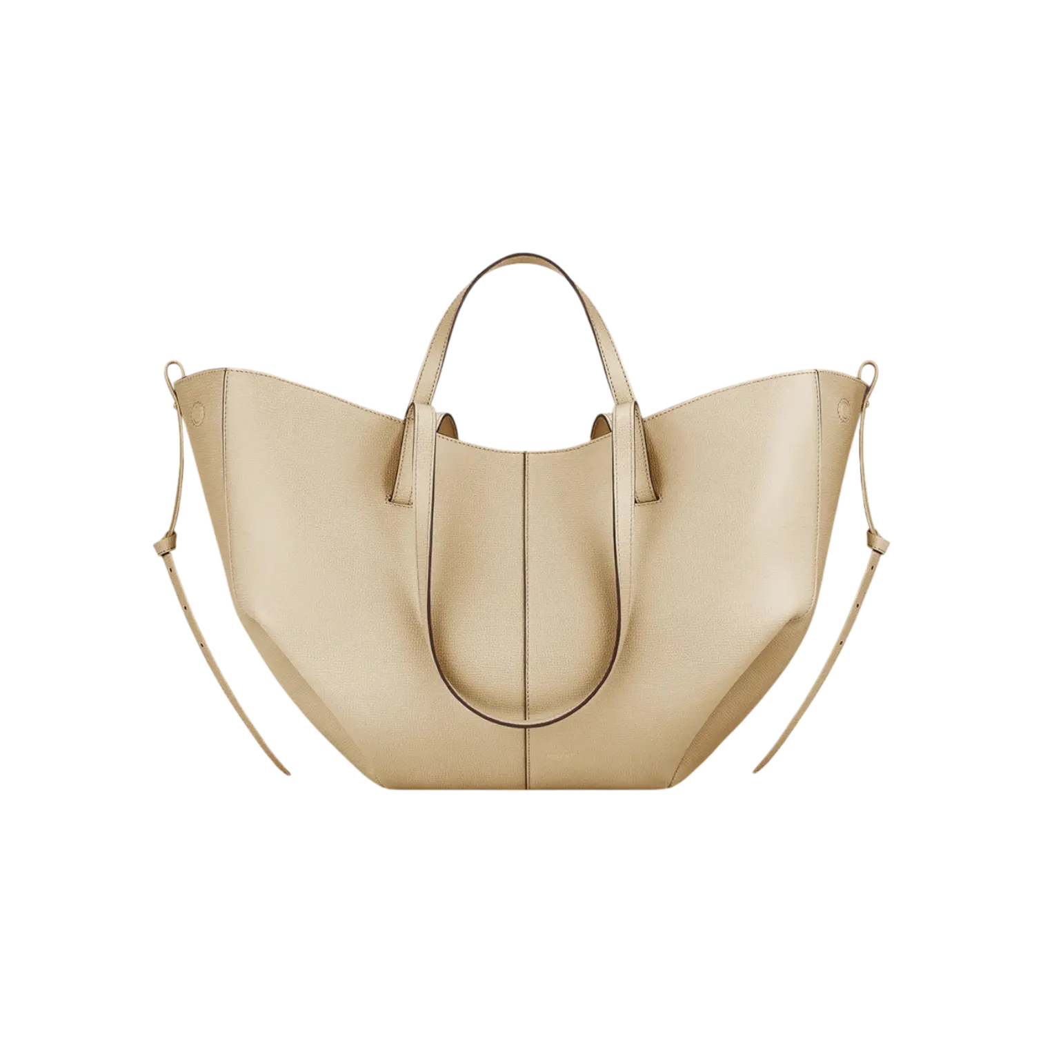 Polene Cyme Tote Bag Sand Chrome Dubai