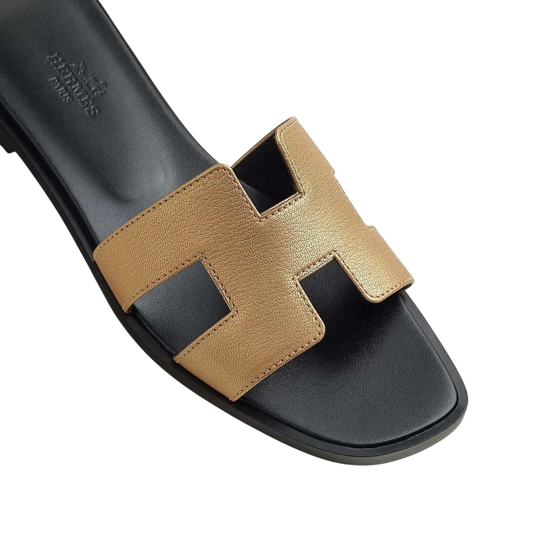 Hermes Oran Sandal Doré Chrome Dubai