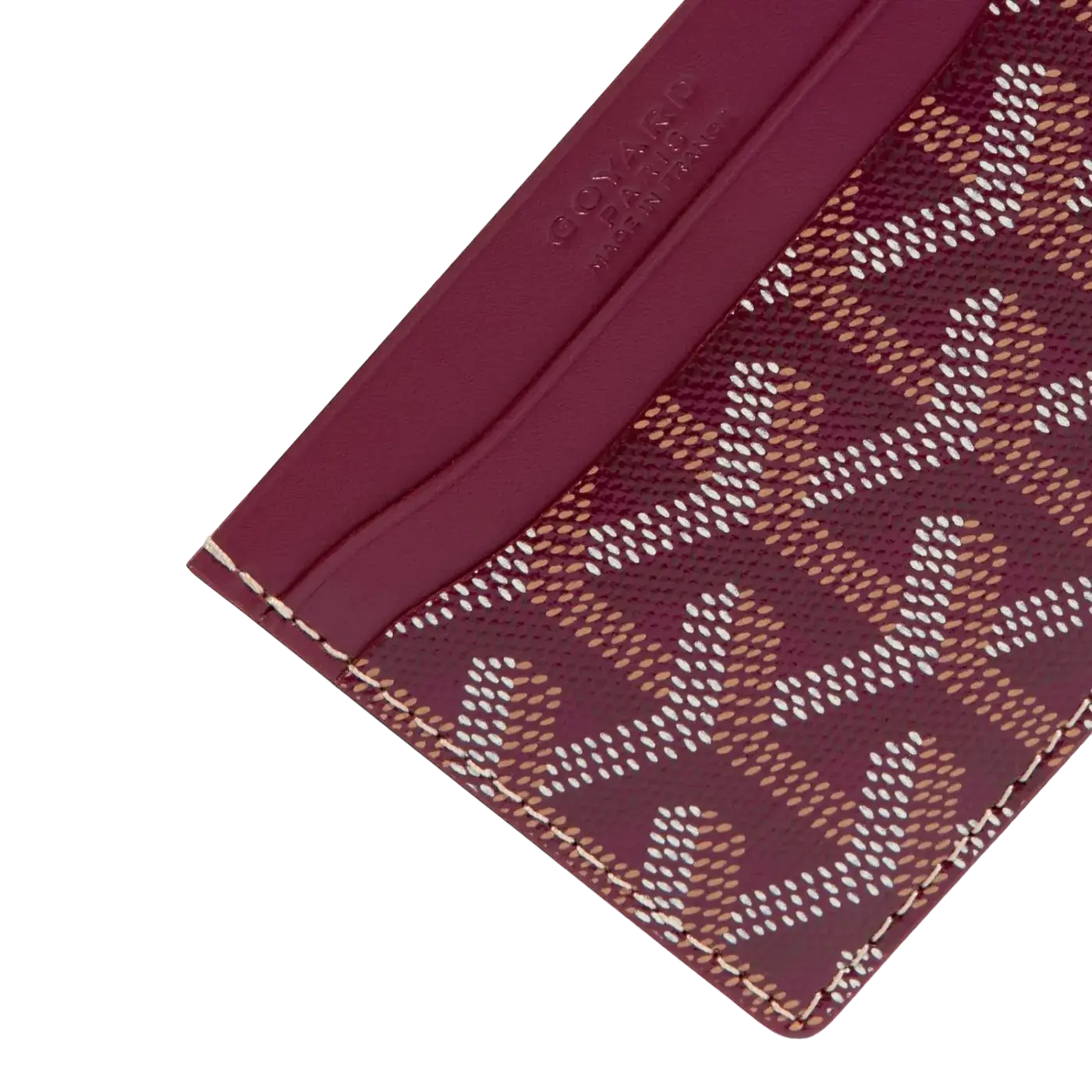 Goyard Saint Sulpice Card Holder Bordeaux Chrome Dubai