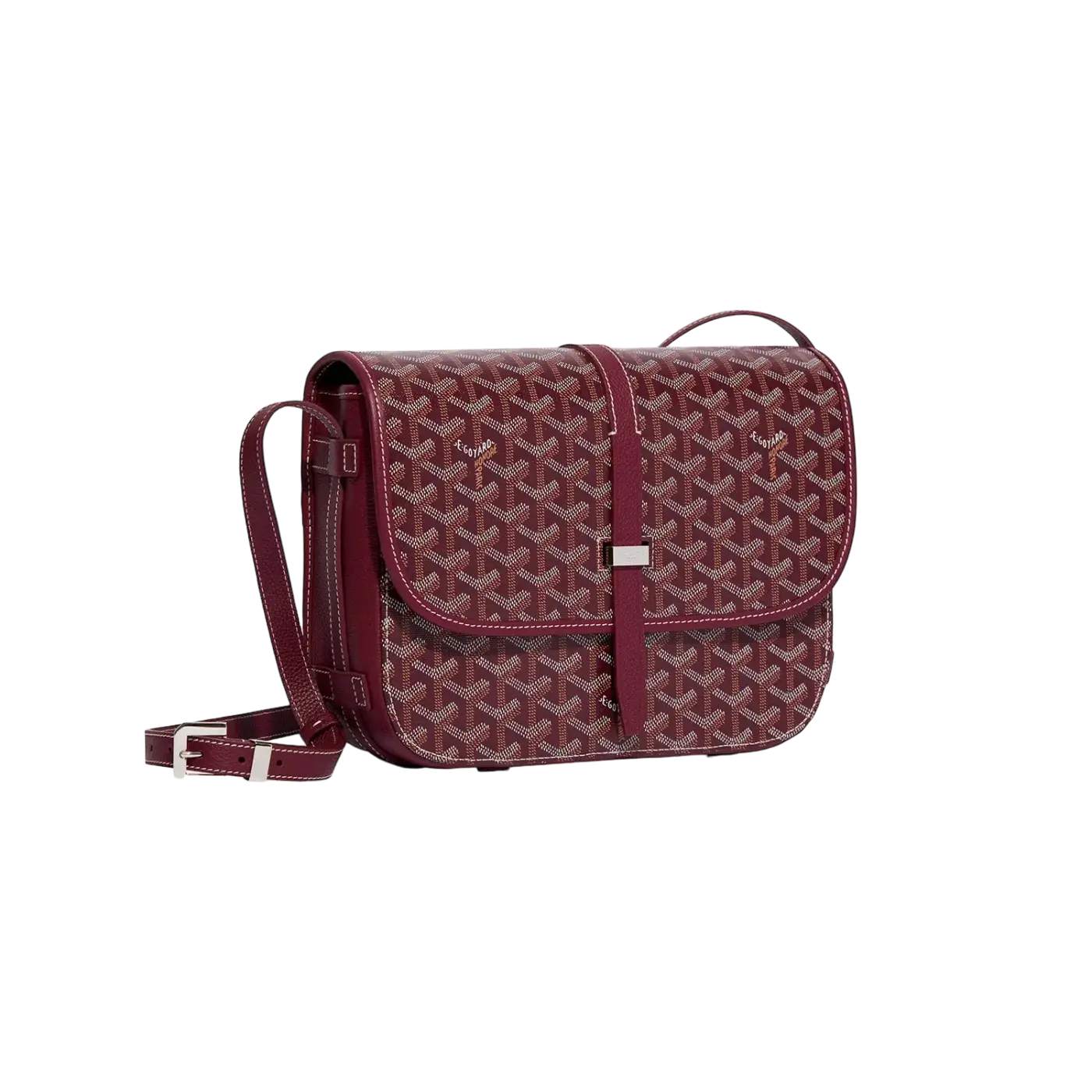 Goyard Belvedere Bordeaux Chrome Dubai