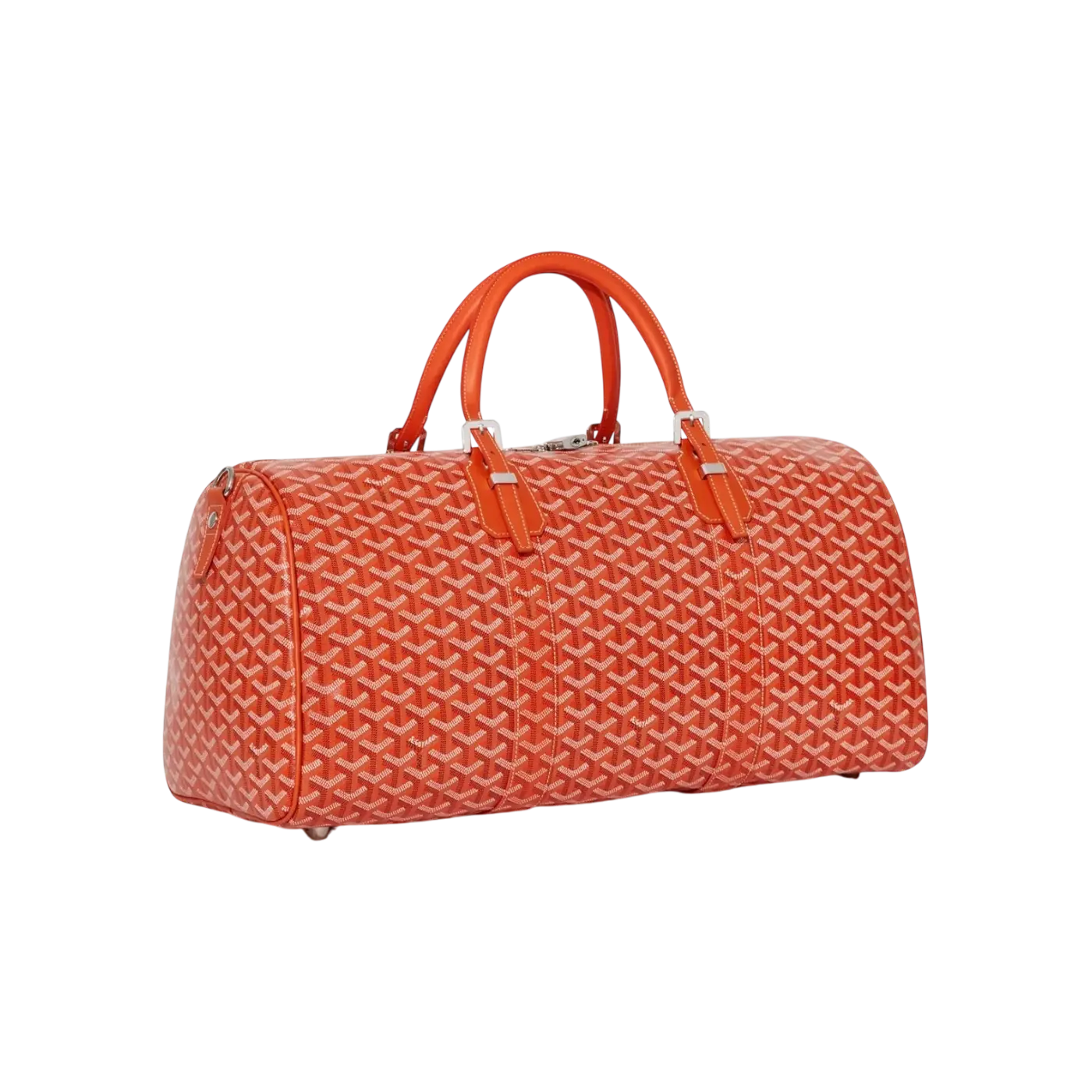 Goyard Boston 50 Bag Orange Chrome Dubai