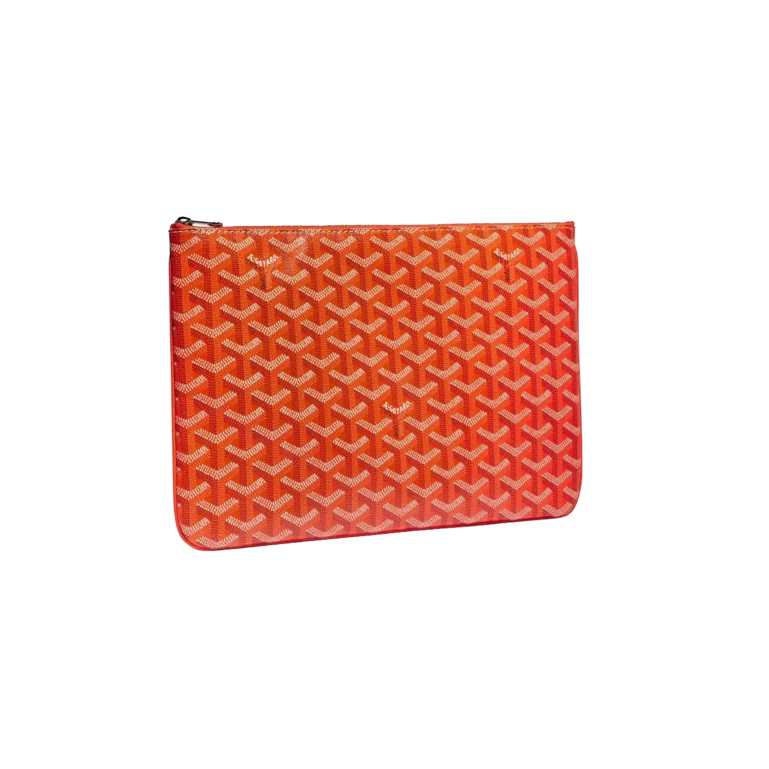 Goyard Senat Pouch Orange Chrome Dubai