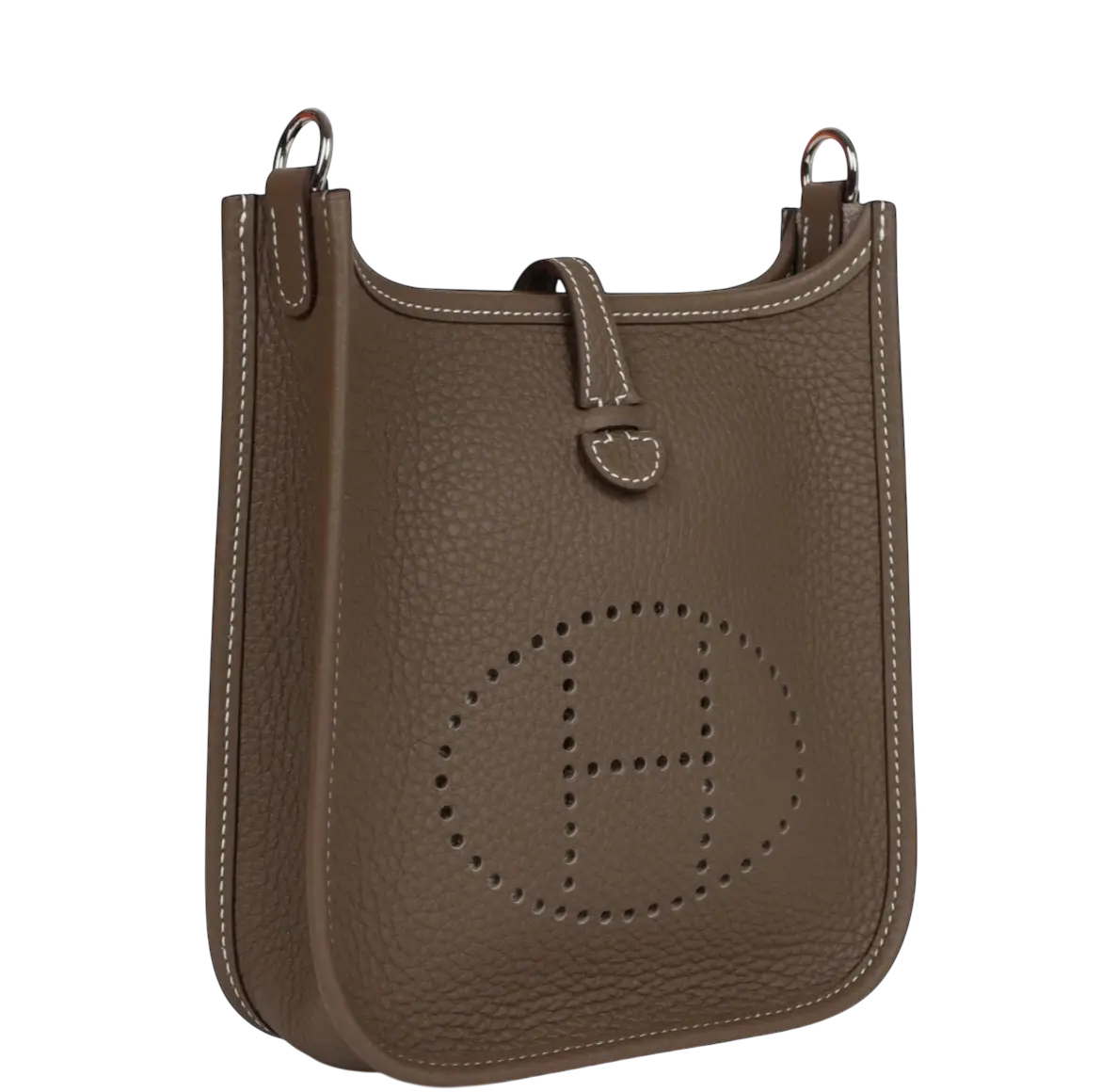 Hermès Evelyne TPM Etoupe Clemence Palladium Hardware Chrome Dubai