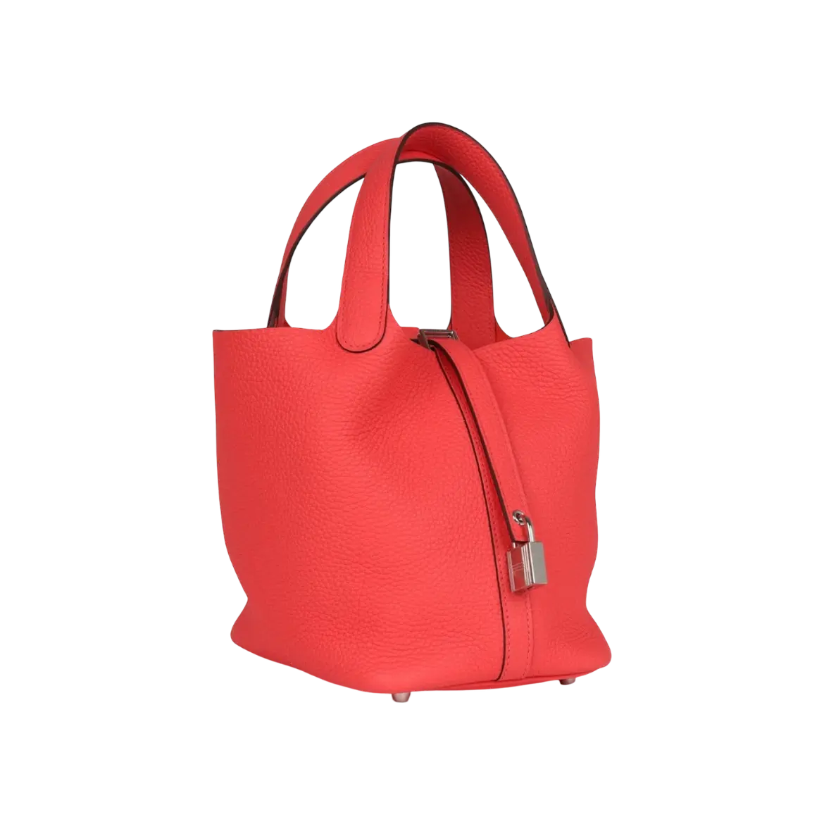 Hermès Picotin Lock 18 Rose Texas Clemence Palladium Hardware Chrome Dubai