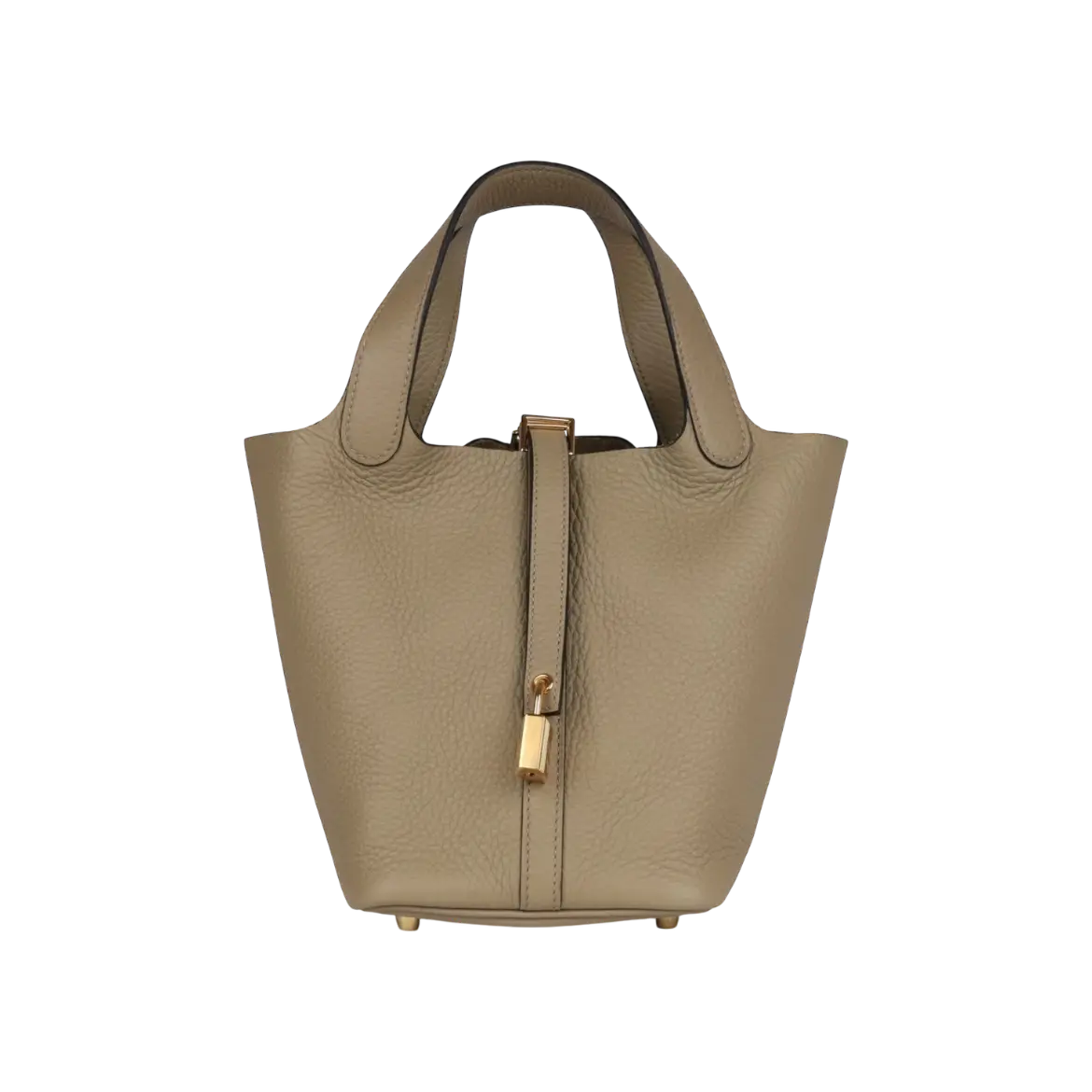 Hermès Picotin Lock 18 Beige Marfa Clemence Gold Hardware Chrome Dubai