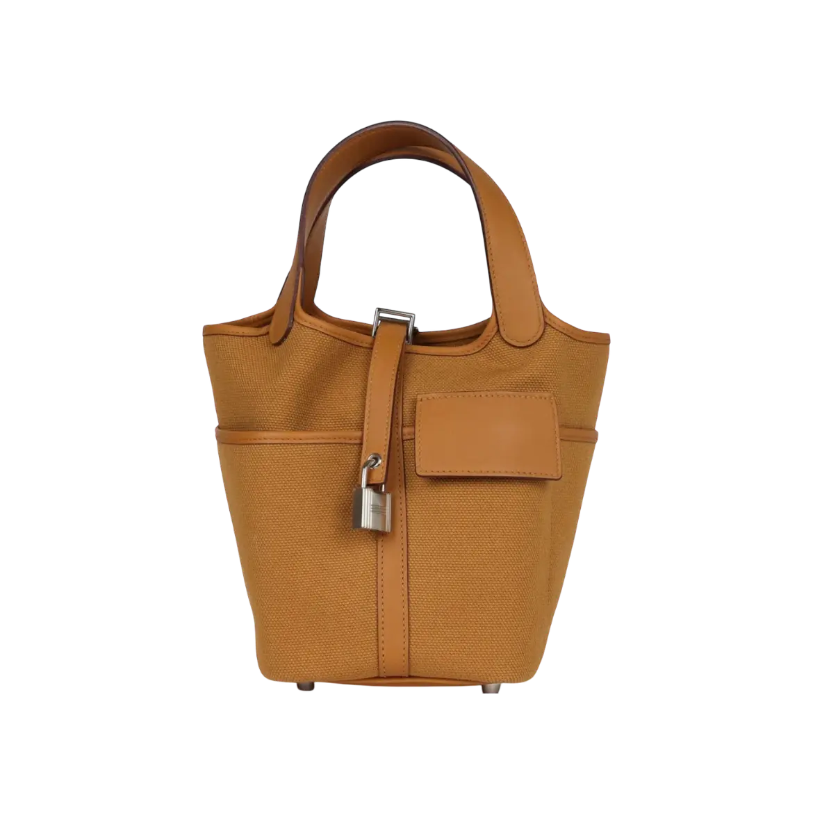 Hermès Picotin Cargo 18 Sesame Swift / Toile Canvas Palladium Hardware Chrome Dubai