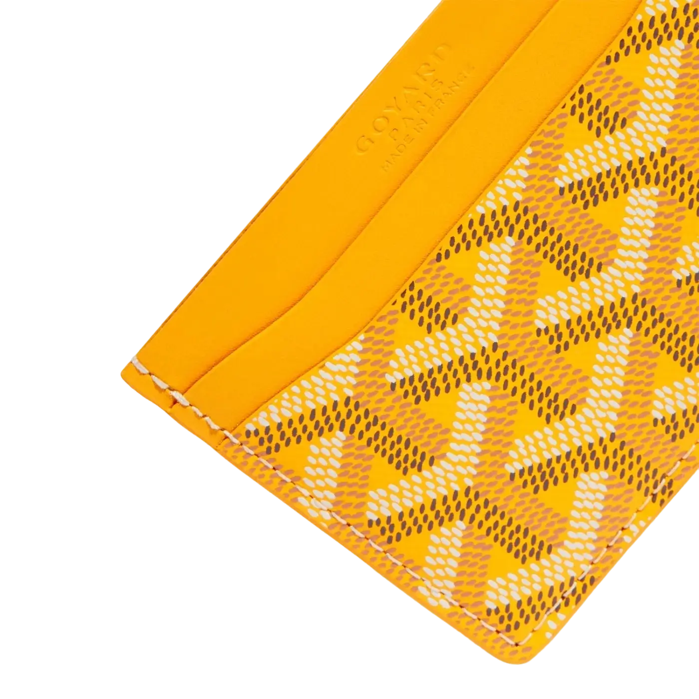Goyard Saint Sulpice Card Holder Yellow Chrome Dubai