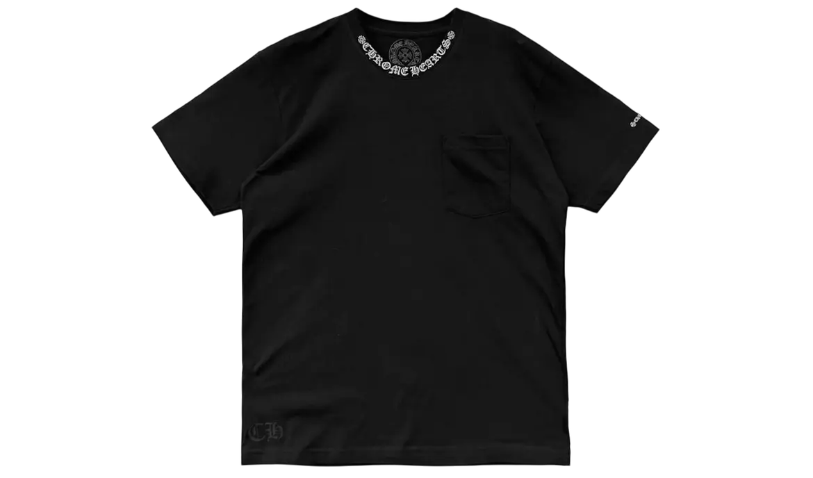 Chrome Hearts Horseshoe Logo Pocket T-Shirt Chrome Dubai