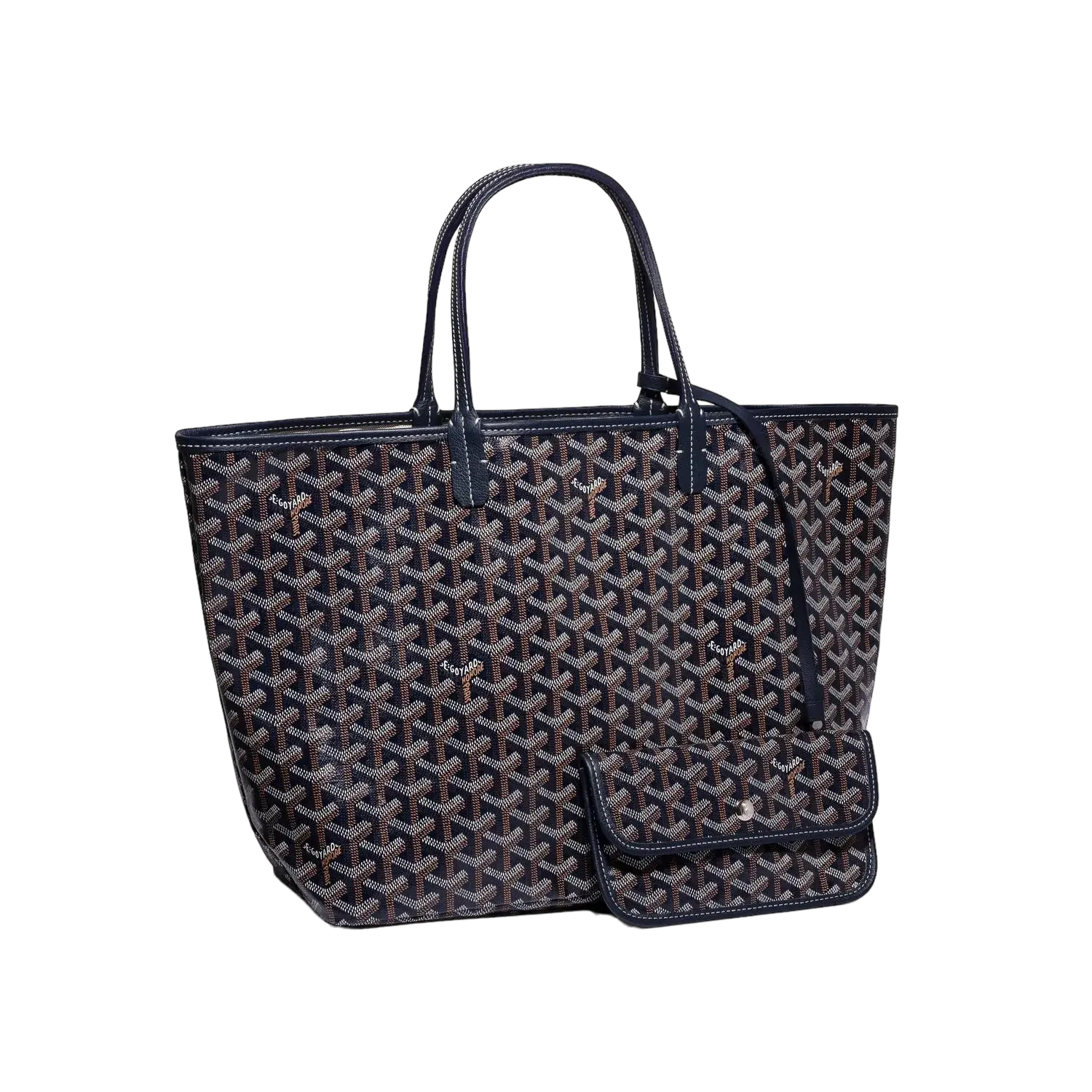 Goyard Saint Louis Tote Navy Blue Chrome Dubai