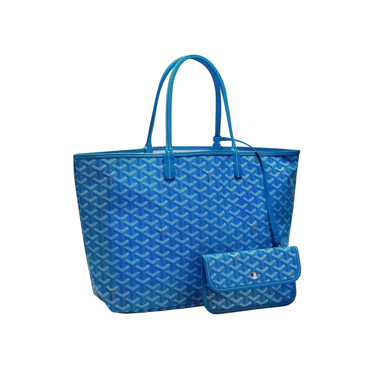 Goyard Saint Louis Tote Sky Blue Chrome Dubai