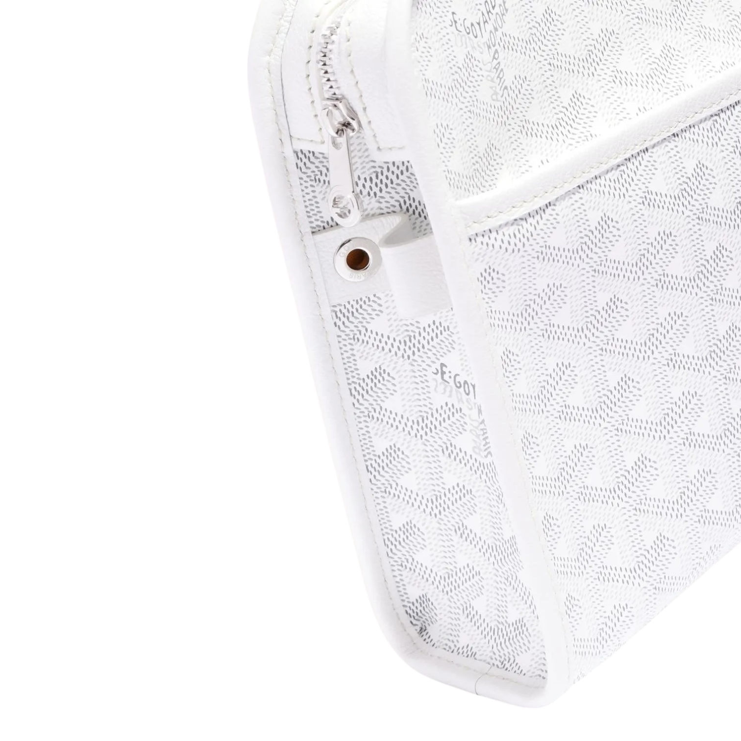 Goyard Jouvence Toiletry Bag MM White