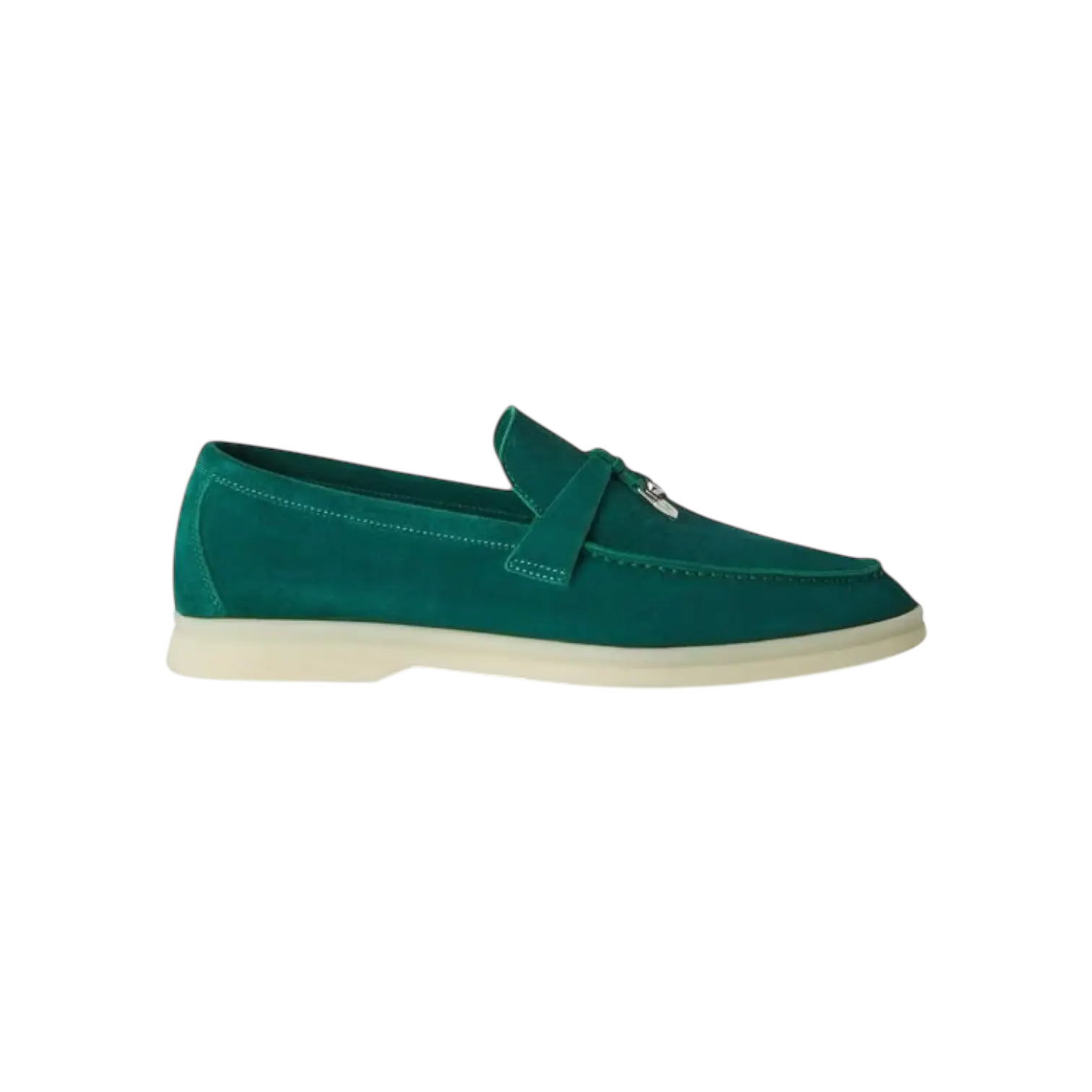 Loro Piana Summer Charms Loafer Forest Leaves Chrome Dubai