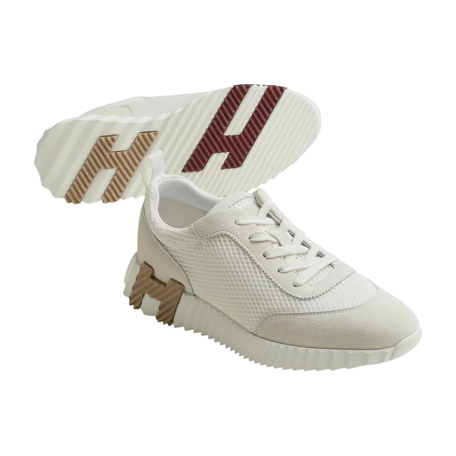 Hermes Bouncing Sneaker Blanc Chrome Dubai