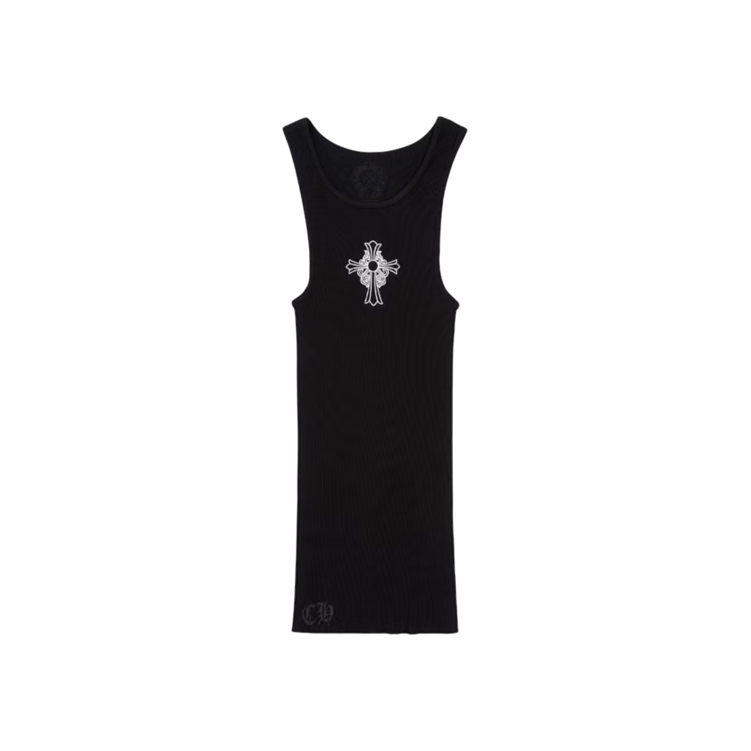 Chrome Hearts Hairy Cross Rib Tank Black Chrome Dubai