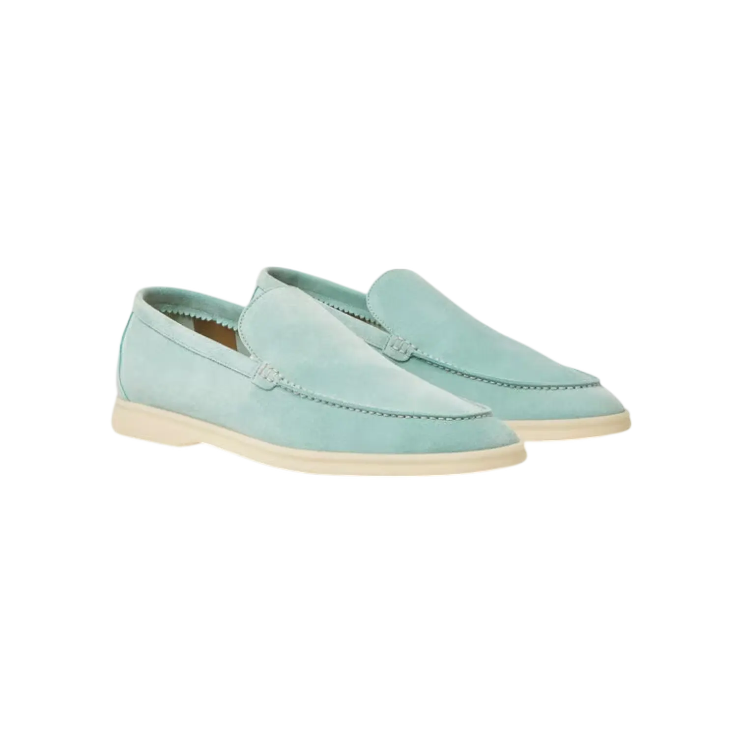 Loro Piana Summer Walk Loafer Acquamarina Chrome Dubai