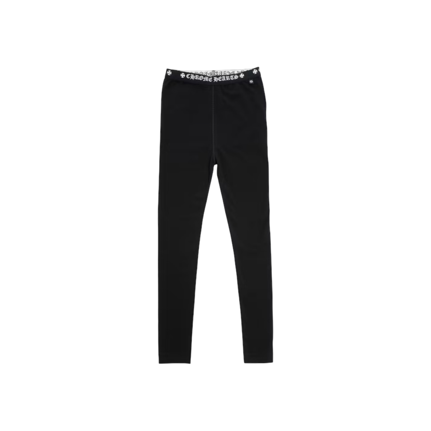 Chrome Hearts Logo Leggings Black Chrome Dubai