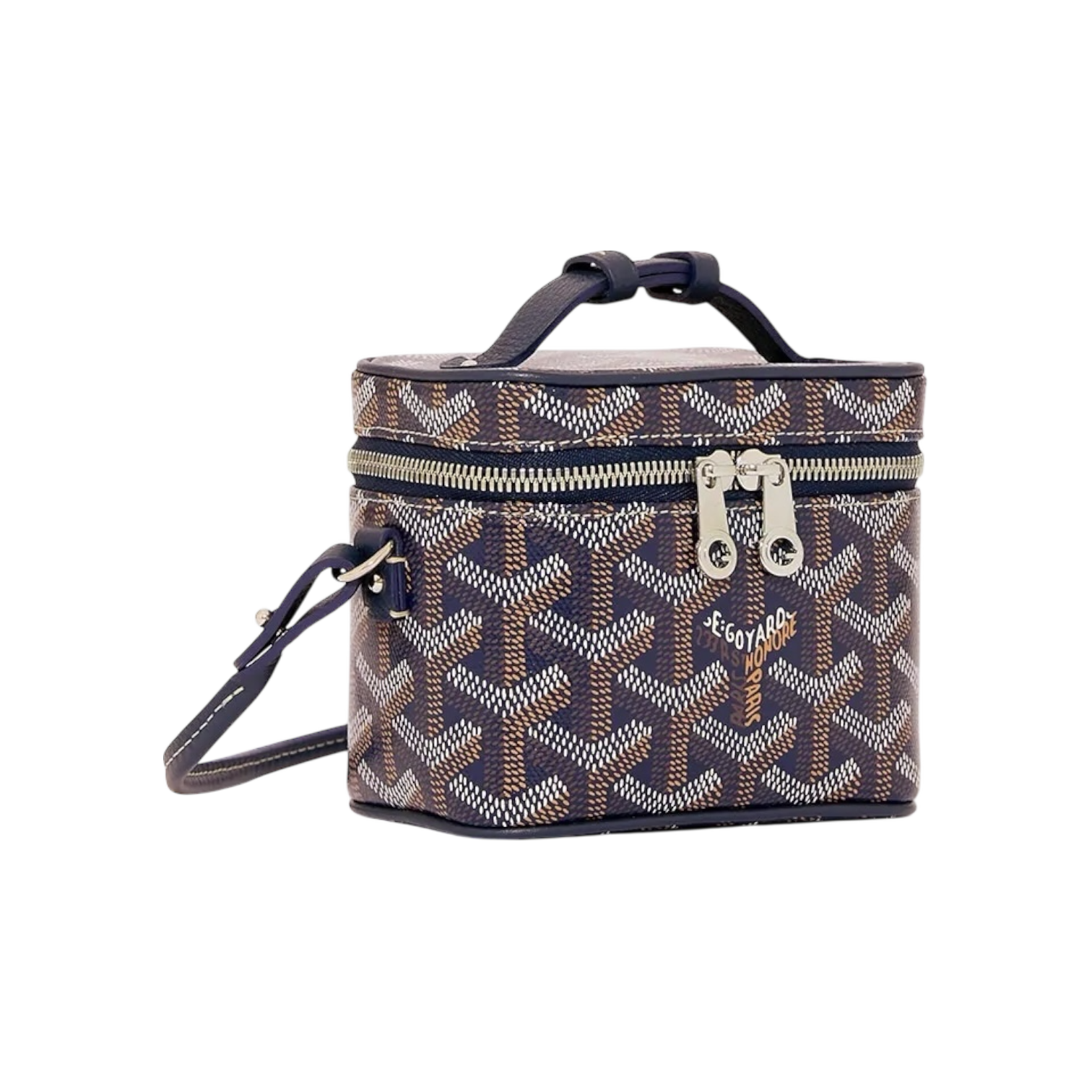 Goyard Muse Nano Vanity Navy Blue Chrome Dubai