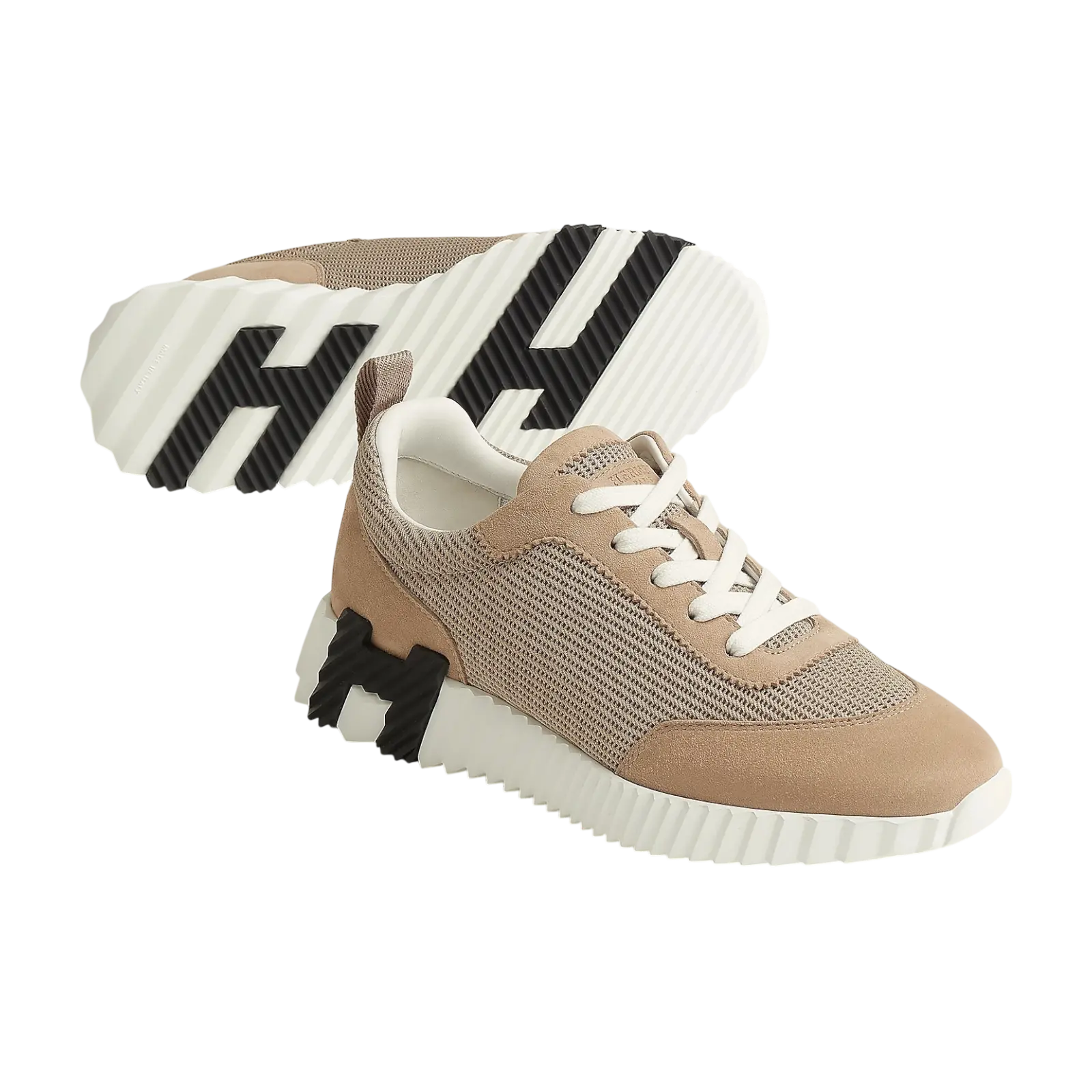 Hermes Bouncing Sneaker Beige Camel Chrome Dubai