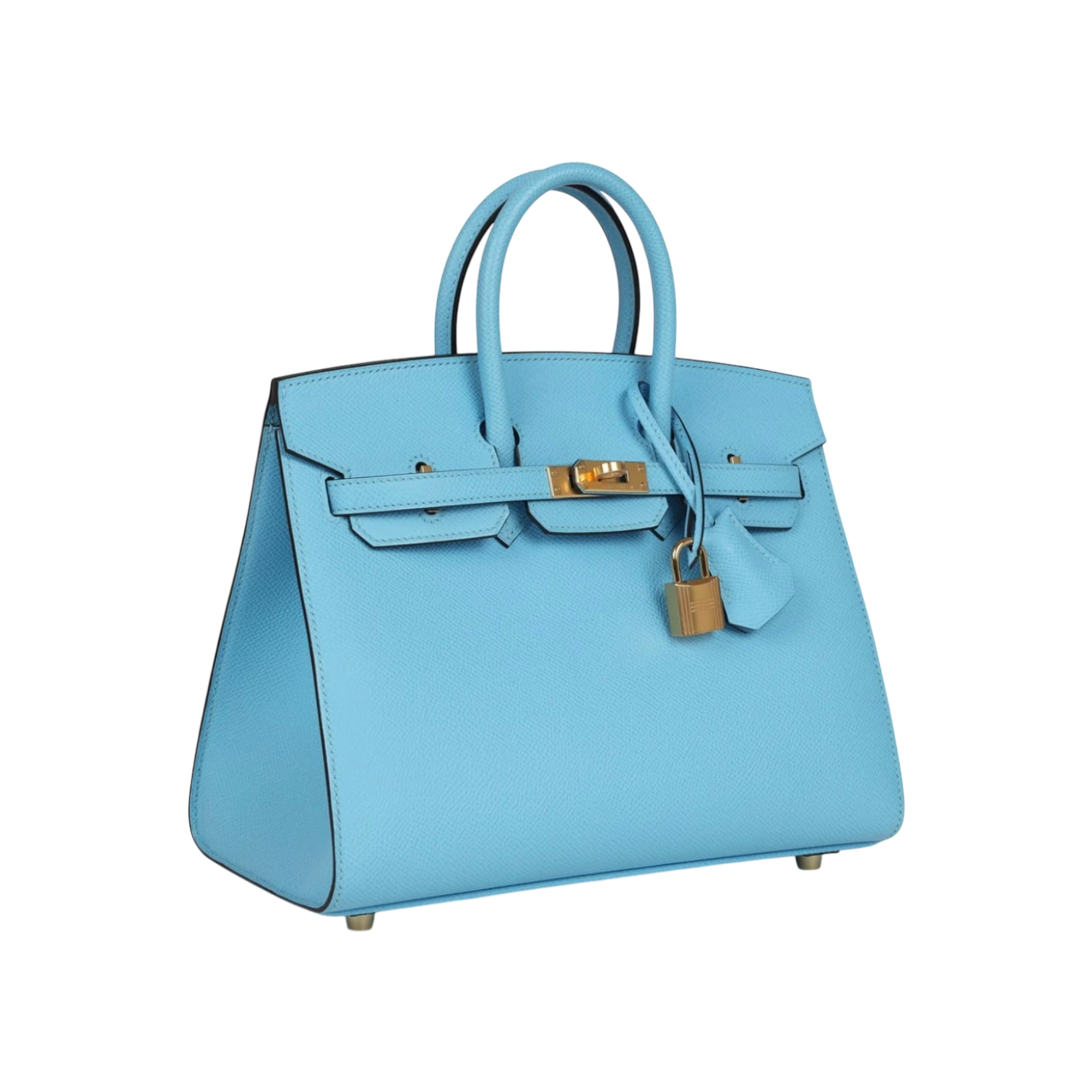 Hermès Birkin Sellier 25 Celeste Epsom Gold Hardware Chrome Dubai