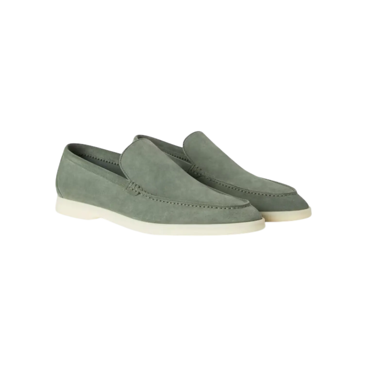 Loro Piana Summer Walk Loafer Frozen Fir Chrome Dubai