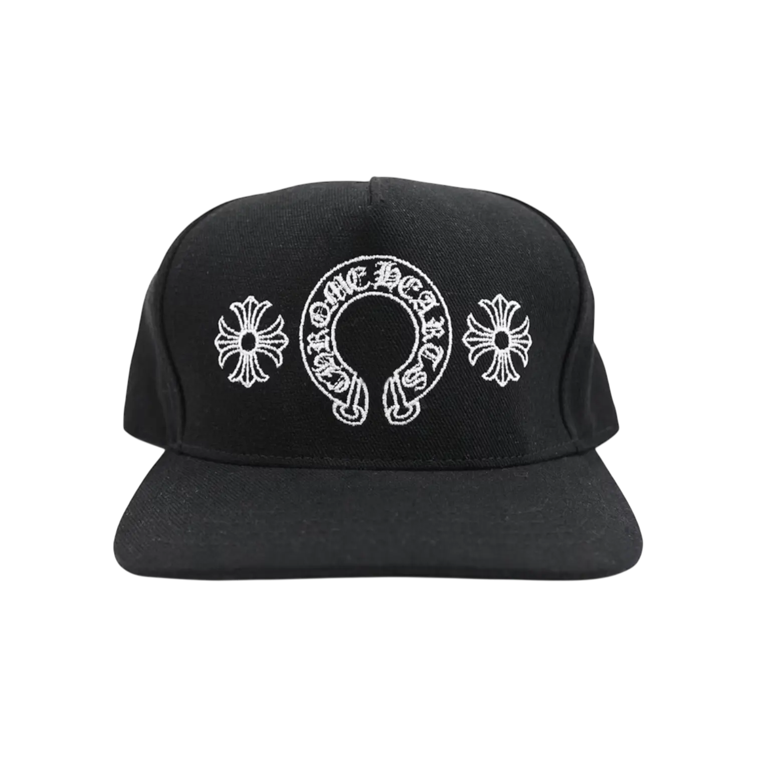 Chrome Hearts Baseball Hat Horseshoe Denim Black Chrome Dubai