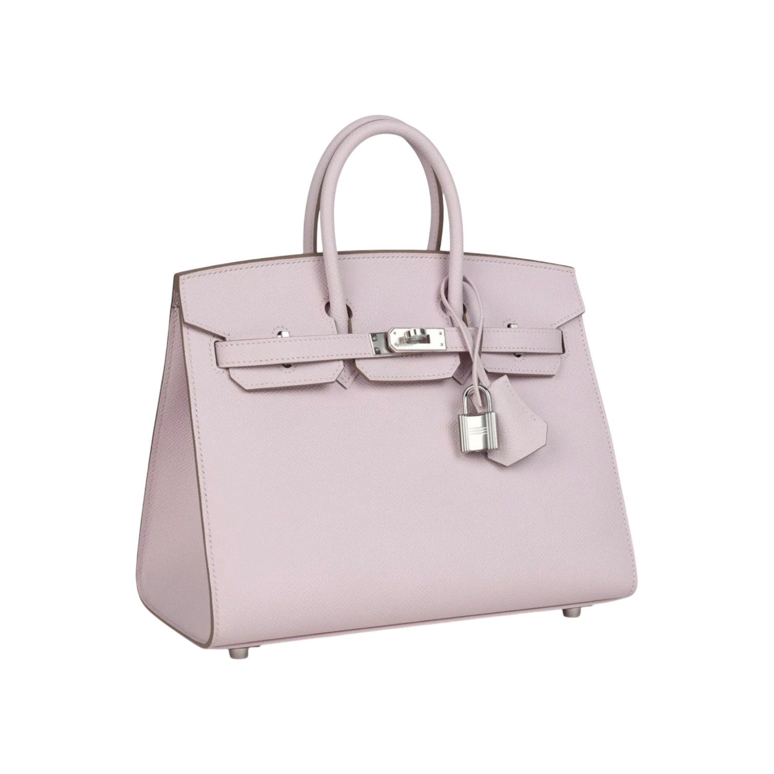Hermès Birkin Sellier 25 Mauve Pale Epsom Palladium Hardware Chrome Dubai
