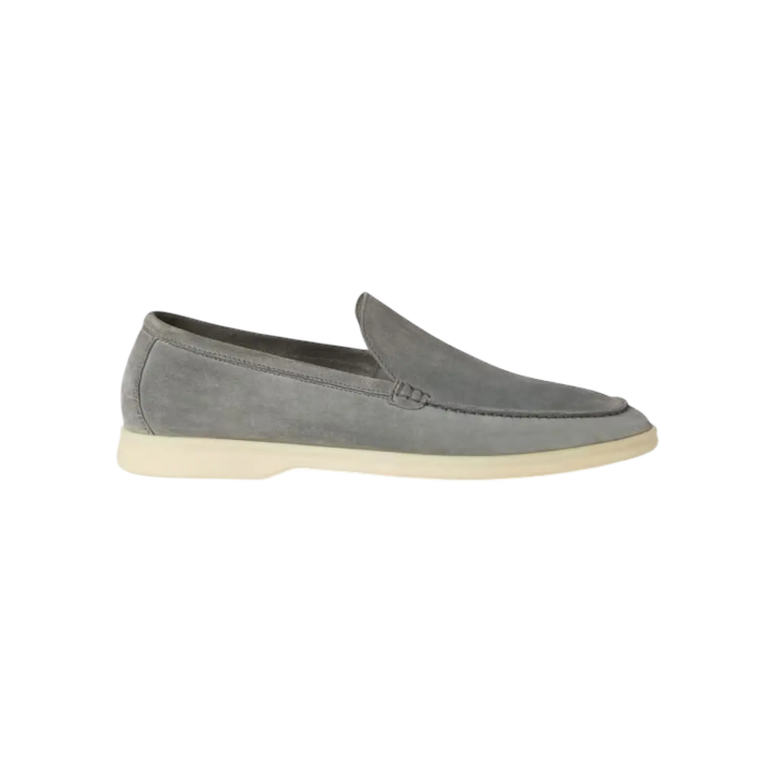 Loro Piana Summer Walk Loafer Gull Gray Chrome Dubai