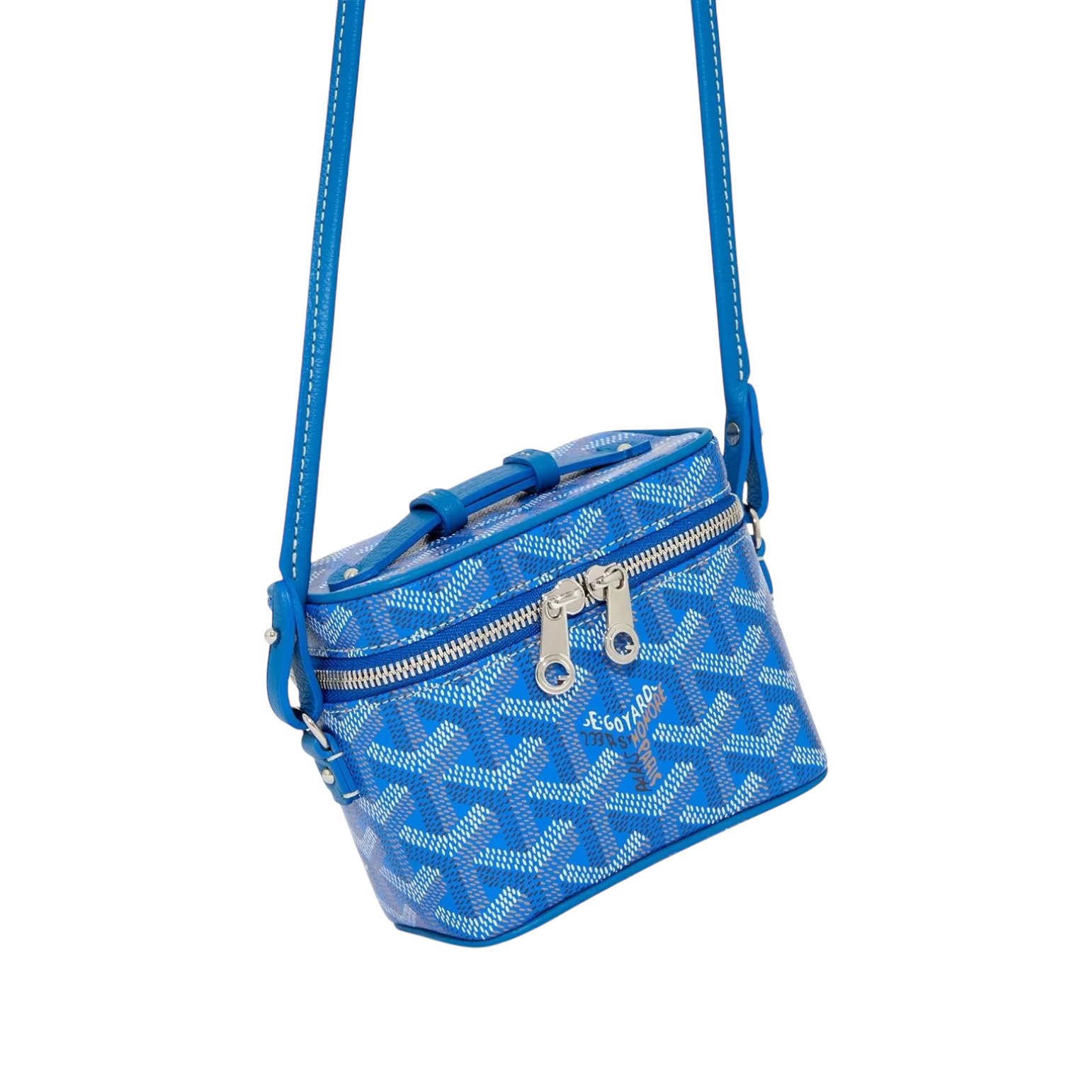 Goyard Muse Nano Vanity Sky Blue Chrome Dubai