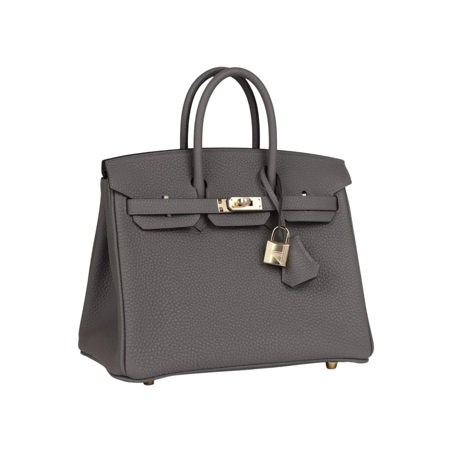 Hermès Birkin 25 Gris Meyer Togo Permabrass Hardware Chrome Dubai