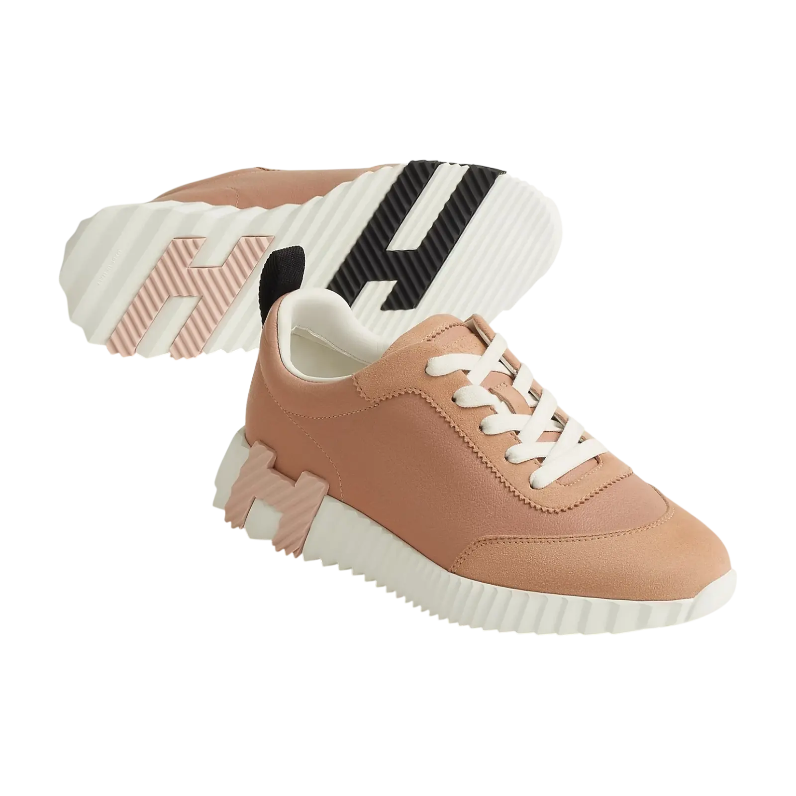 Hermes Bouncing Sneaker Beige Perlino Chrome Dubai