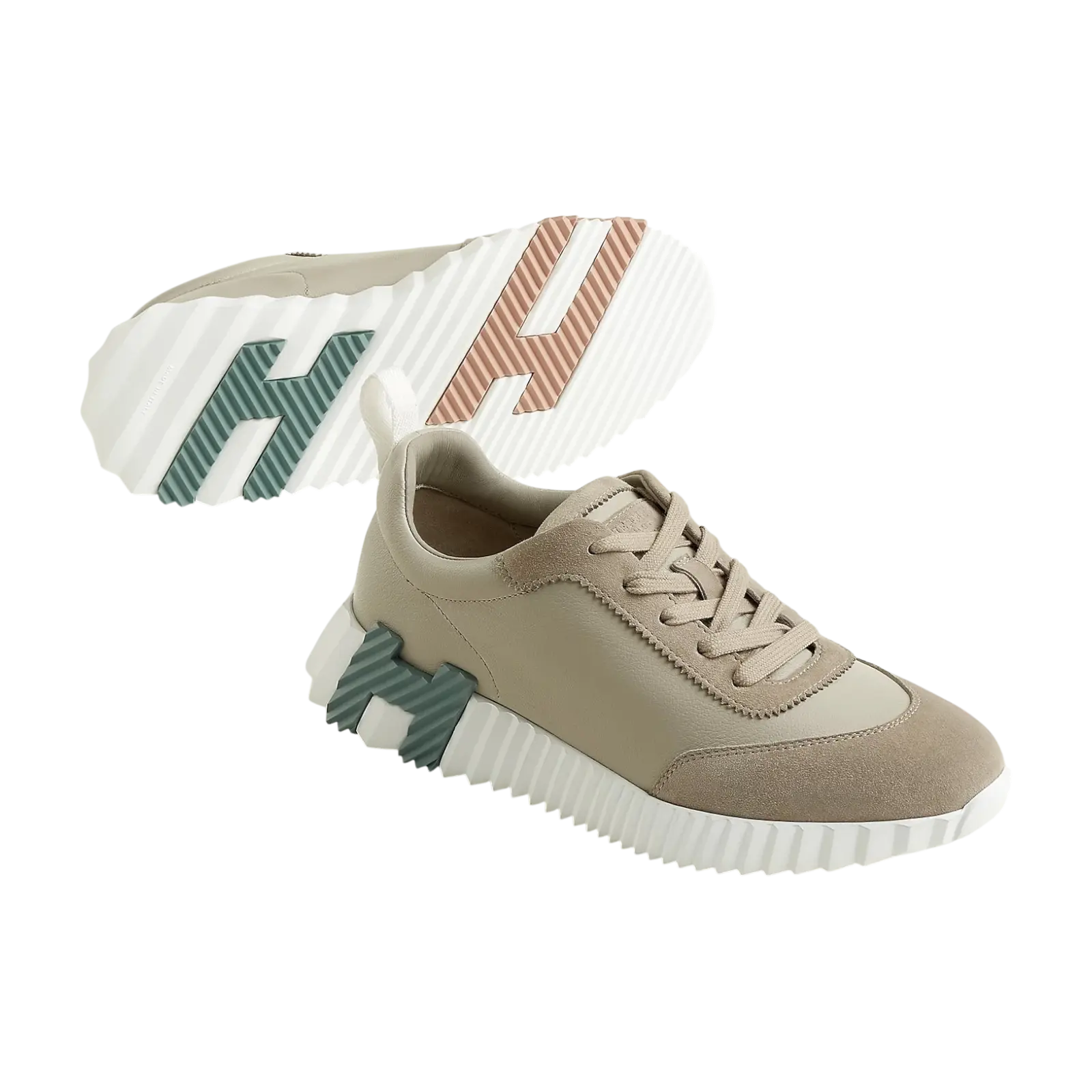 Hermes Bouncing Sneaker Beige Esquisse Chrome Dubai