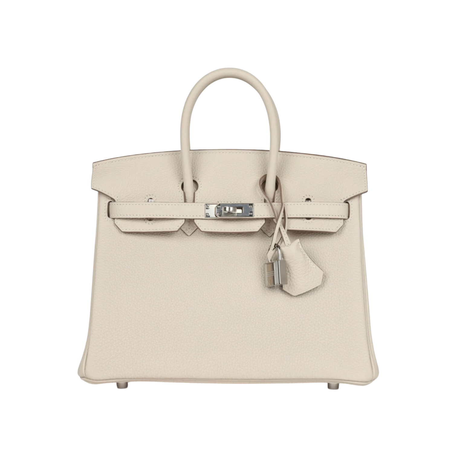 Hermès Birkin 25 Craie Togo Palladium Hardware Chrome Dubai
