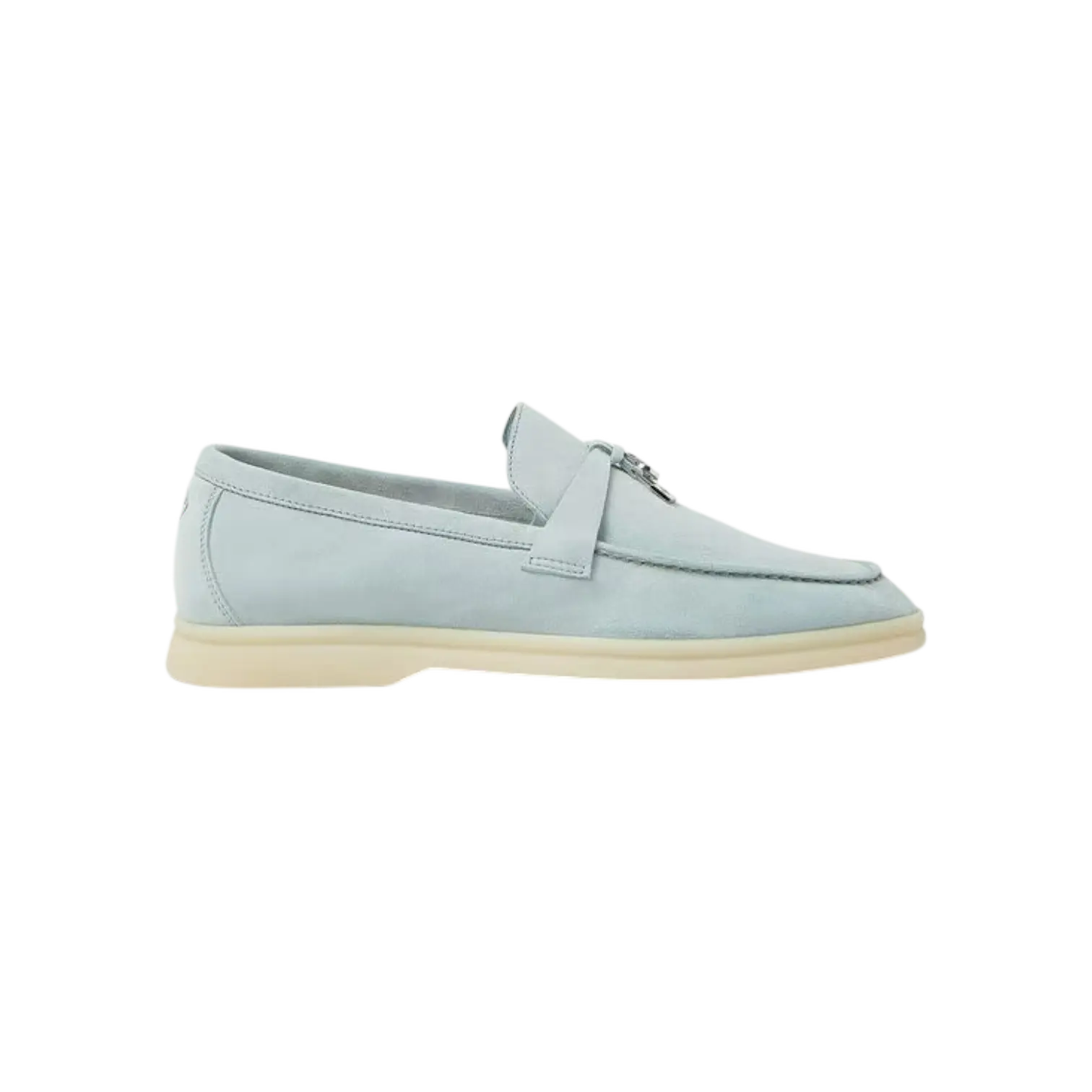 Loro Piana Summer Charms Loafer Spring Waterfall Melange Chrome Dubai