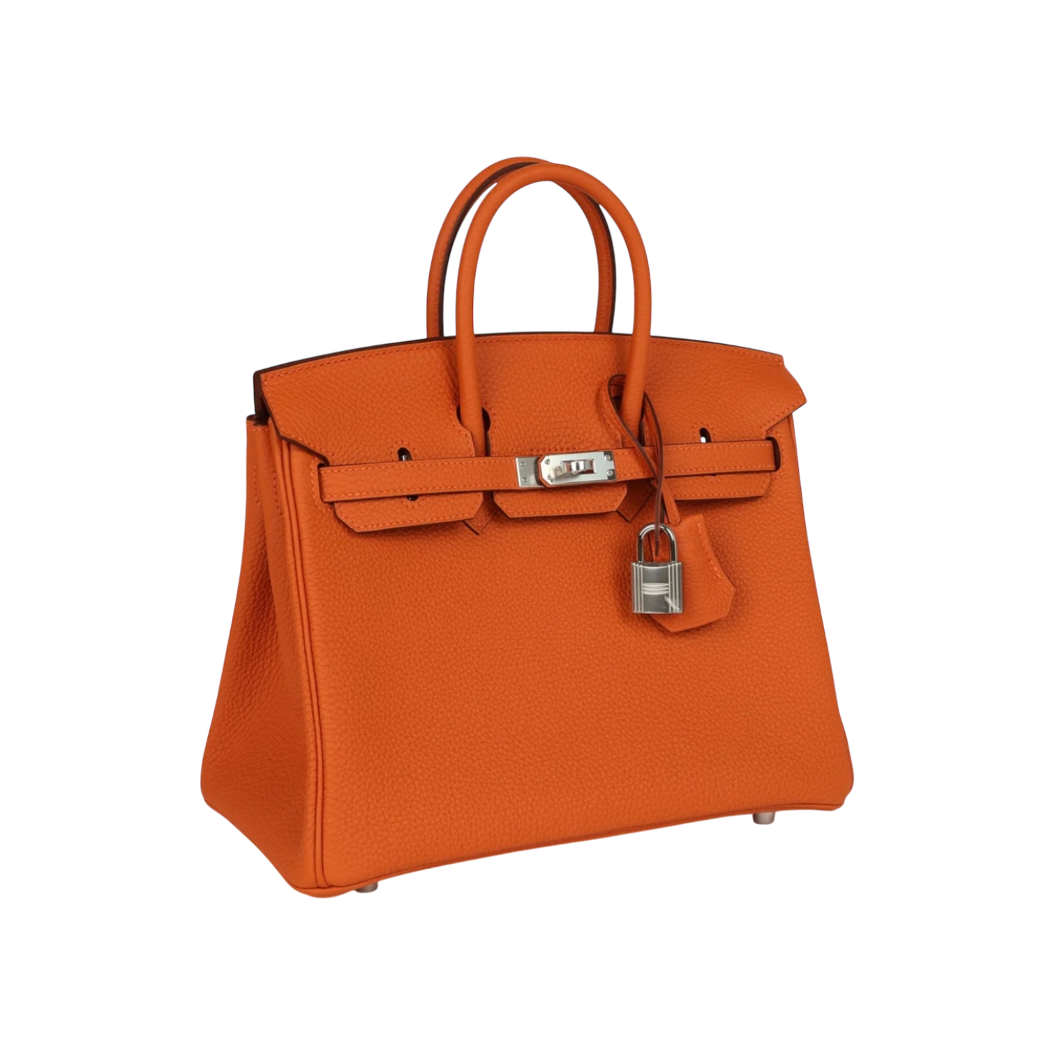 Hermès Birkin 25 Orange Togo Palladium Hardware Chrome Dubai