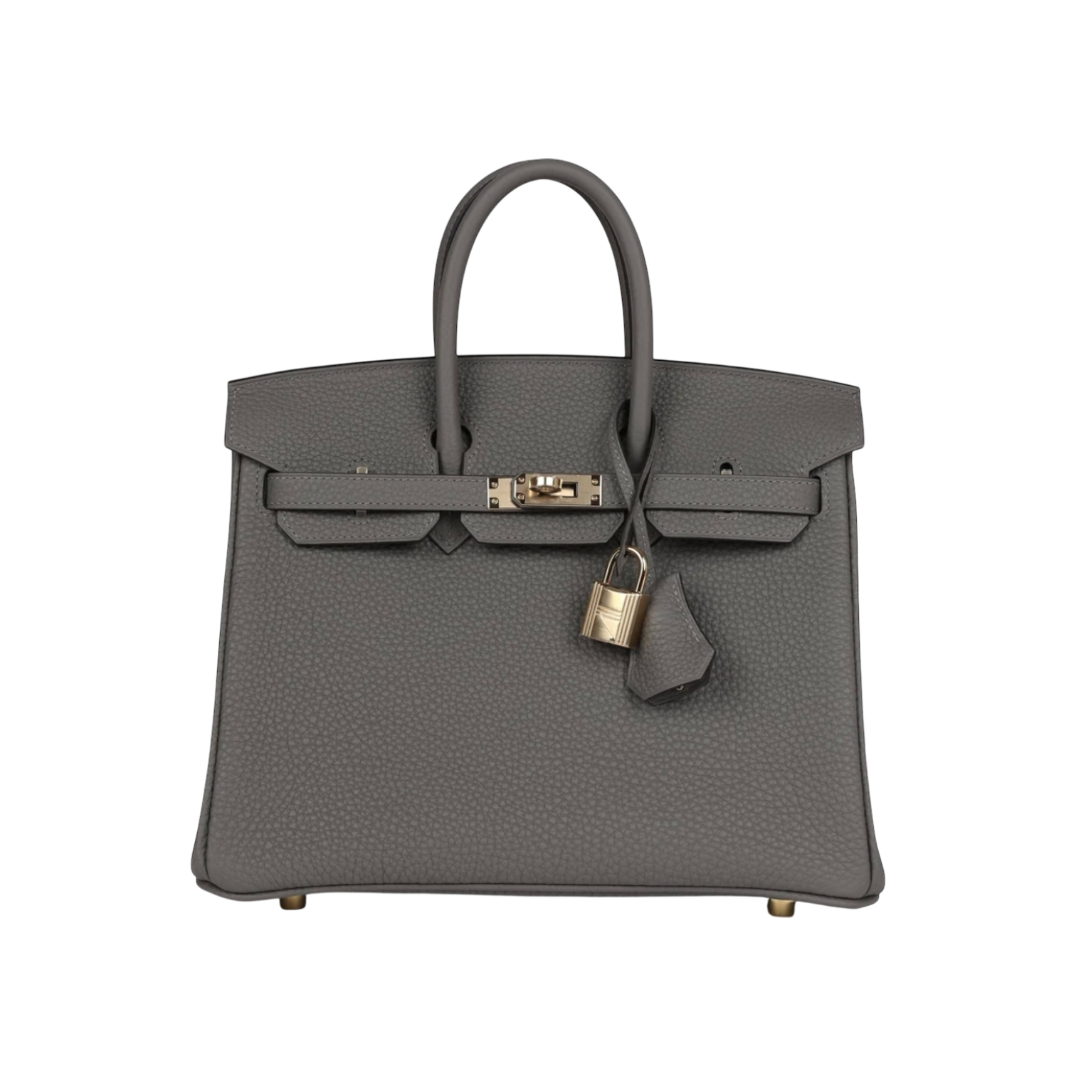 Hermès Birkin 25 Gris Meyer Togo Permabrass Hardware Chrome Dubai