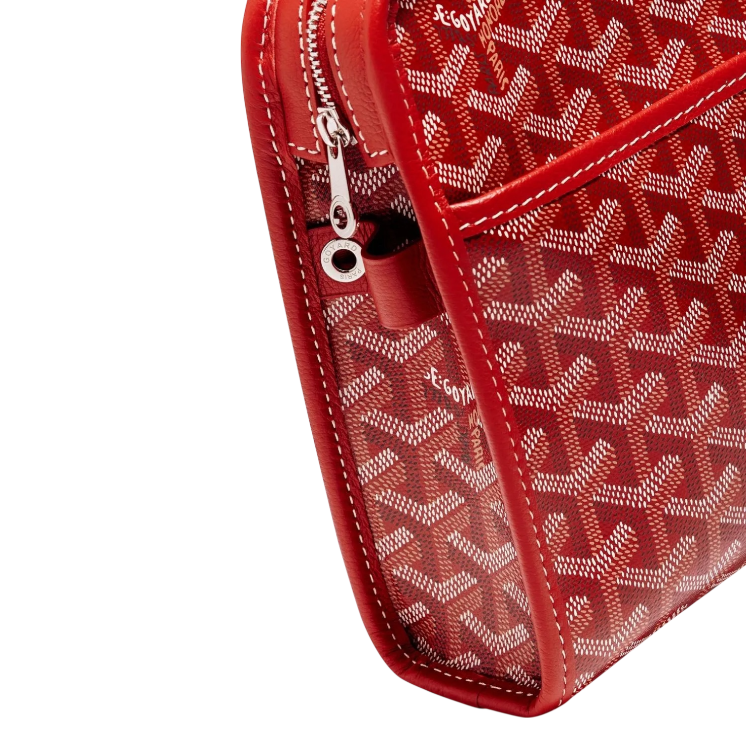 Goyard Jouvence Toiletry Bag MM Red