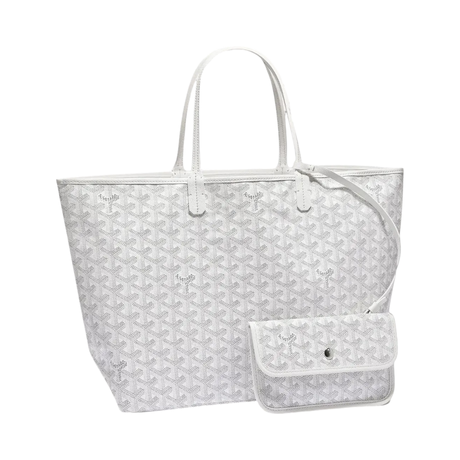 Goyard Saint Louis Tote Bag PM White